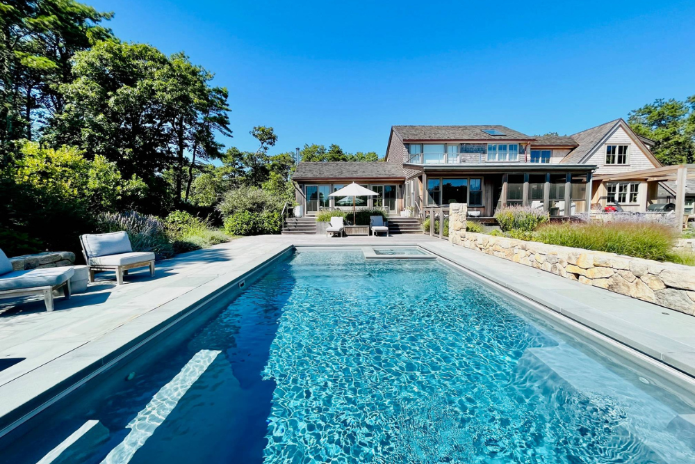 martha's vineyard vacation rental home with pool
